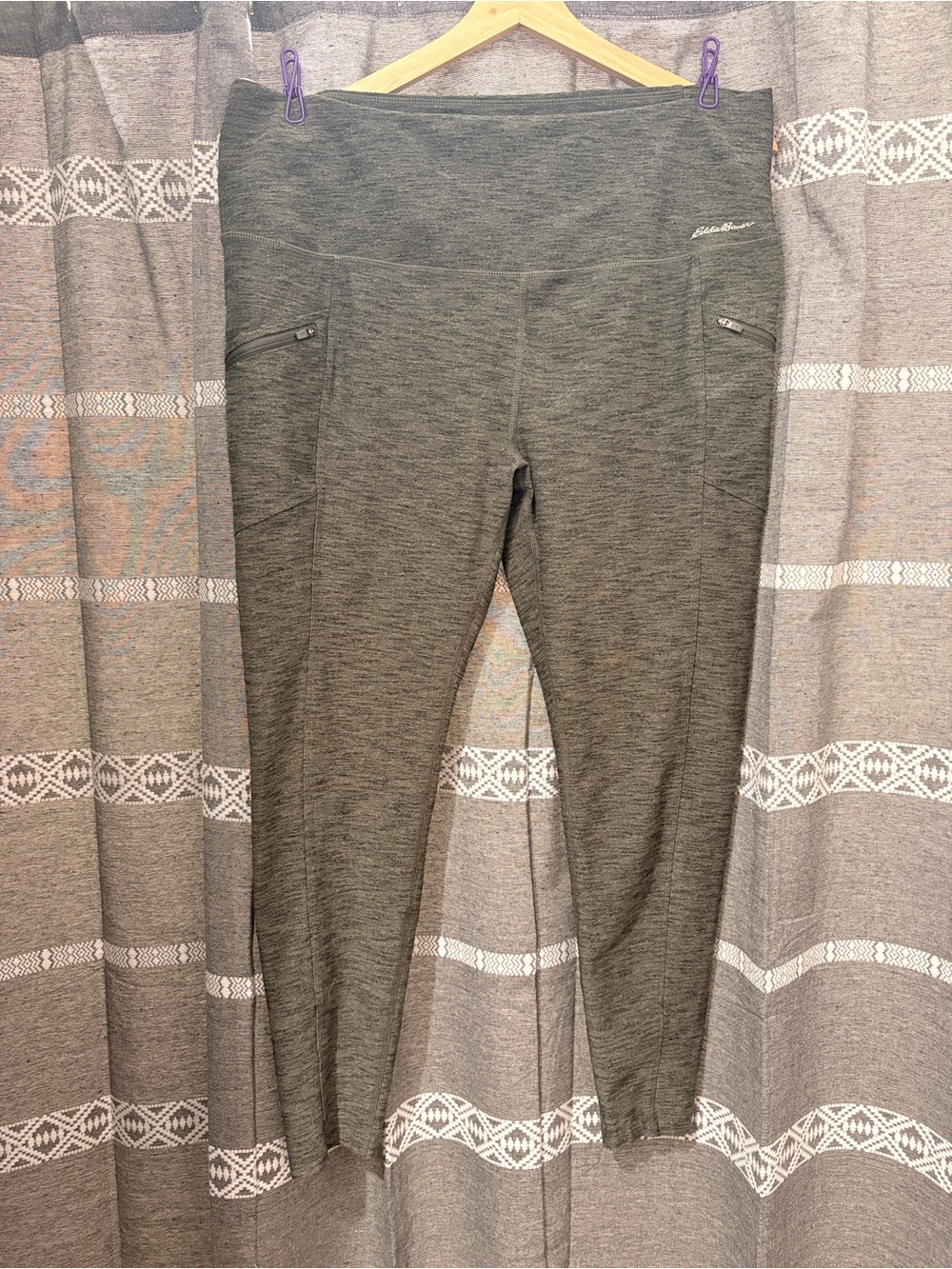 Heather Green High-Waist Active Leggings